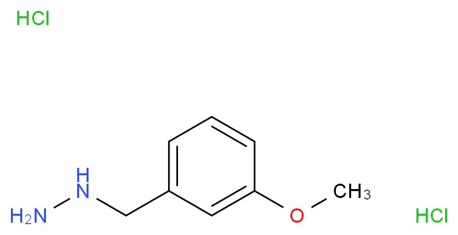 3-Methoxybenzylhydrazine dihydrochloride_分子结构_CAS_849021-11-0)