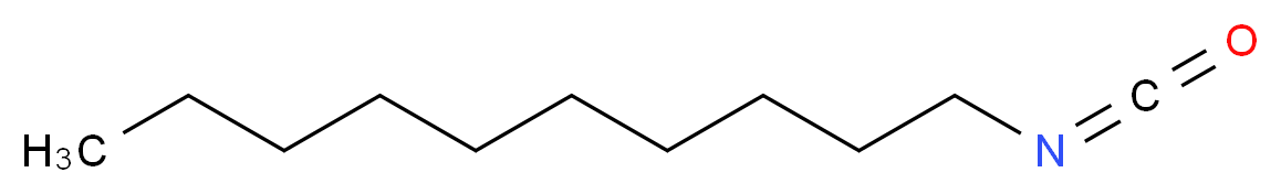 1-isocyanatodecane_分子结构_CAS_1191-69-1