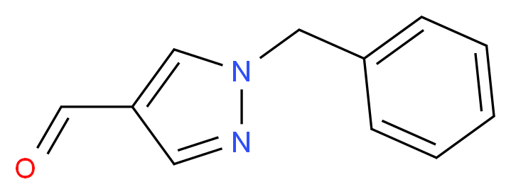 1-benzyl-1H-pyrazole-4-carbaldehyde_分子结构_CAS_63874-95-3