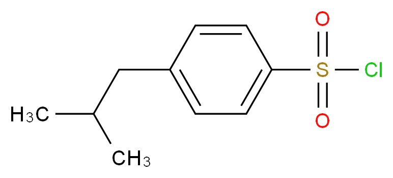 4-Isobutylbenzenesulfonyl chloride_分子结构_CAS_339370-45-5)