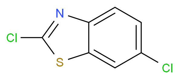 2,6-dichloro-1,3-benzothiazole_分子结构_CAS_3622-23-9