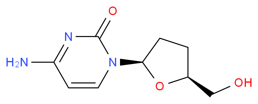 扎西他滨_分子结构_CAS_7481-89-2)