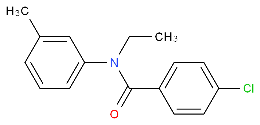 4-Chloro-N-ethyl-N-(3-methylphenyl)benzamide_分子结构_CAS_959000-10-3)