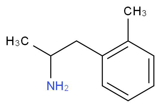 1-(2-methylphenyl)propan-2-amine_分子结构_CAS_5580-32-5