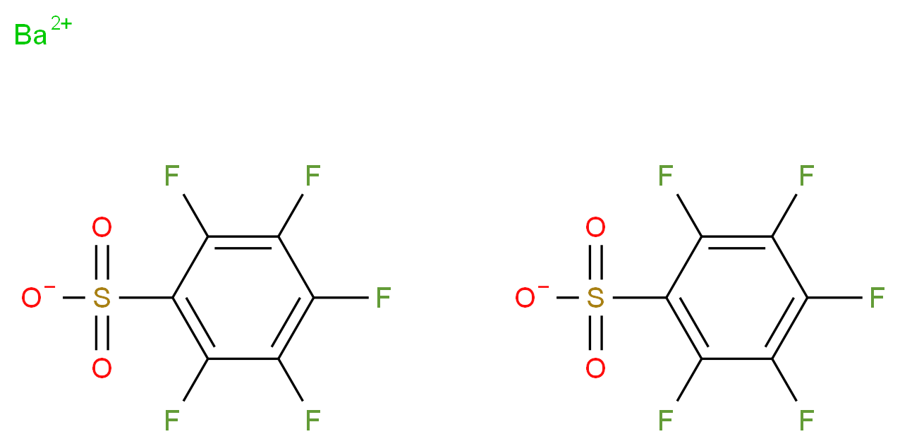 五氟苯磺酸钡_分子结构_CAS_71735-31-4)