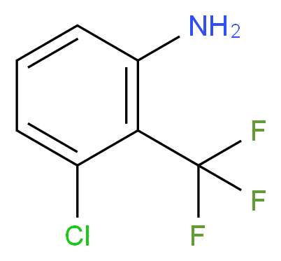 2-Amino-6-chlorobenzotrifluoride_分子结构_CAS_432-21-3)