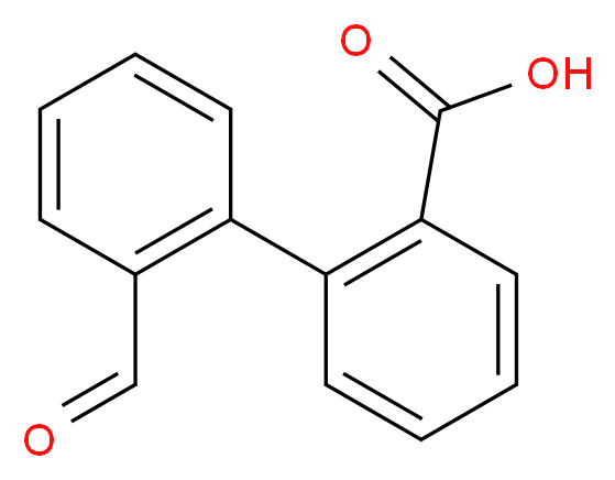 2-(2-formylphenyl)benzoic acid_分子结构_CAS_6720-26-9