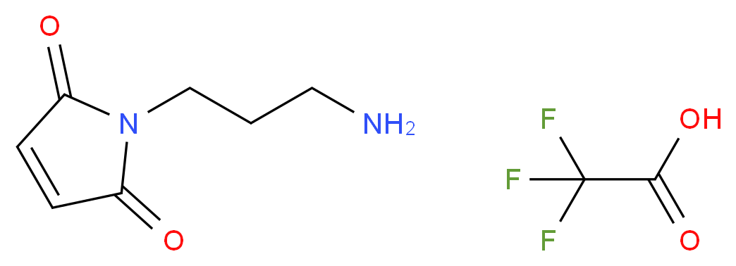 N-(3-Aminopropyl)maleimide Trifluoroacetate Salt_分子结构_CAS_)