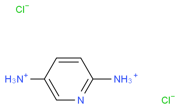 2,5-二氨基吡啶二盐酸盐_分子结构_CAS_26878-35-3)