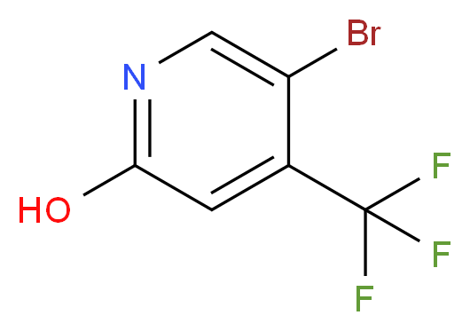 5-Bromo-4-(trifluoromethyl)pyridin-2-ol_分子结构_CAS_109919-32-6)