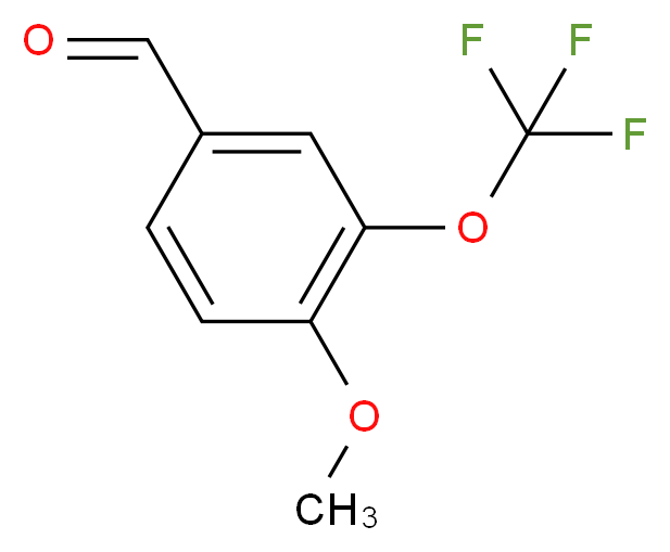 4-methoxy-3-(trifluoromethoxy)benzaldehyde_分子结构_CAS_853771-90-1