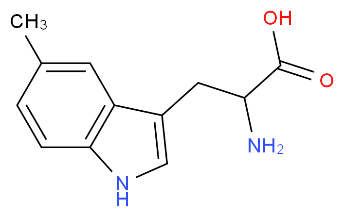 5-METHYL-DL-TRYPTOPHAN_分子结构_CAS_951-55-3)