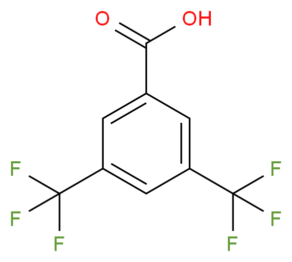 BIS(3,5-TRIFLUOROMETHYL)BENZOIC ACID_分子结构_CAS_725-89-3)