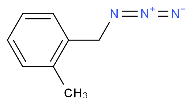 1-(Azidomethyl)-2-methylbenzene_分子结构_CAS_)