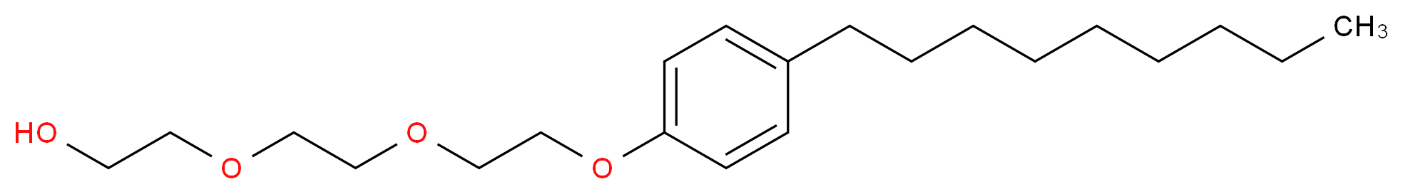 2-{2-[2-(4-nonylphenoxy)ethoxy]ethoxy}ethan-1-ol_分子结构_CAS_51437-95-7