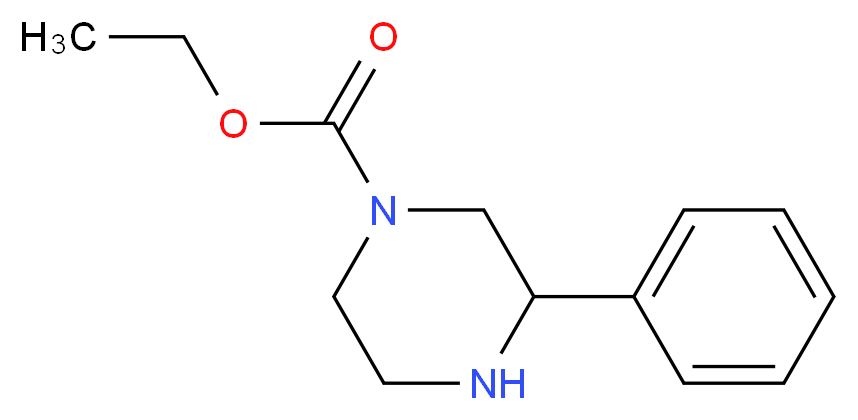 Ethyl 3-phenylpiperazine-1-carboxylate_分子结构_CAS_)