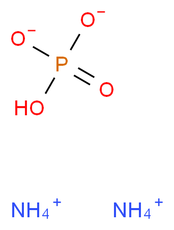 磷酸氢铵, tech._分子结构_CAS_7783-28-0)