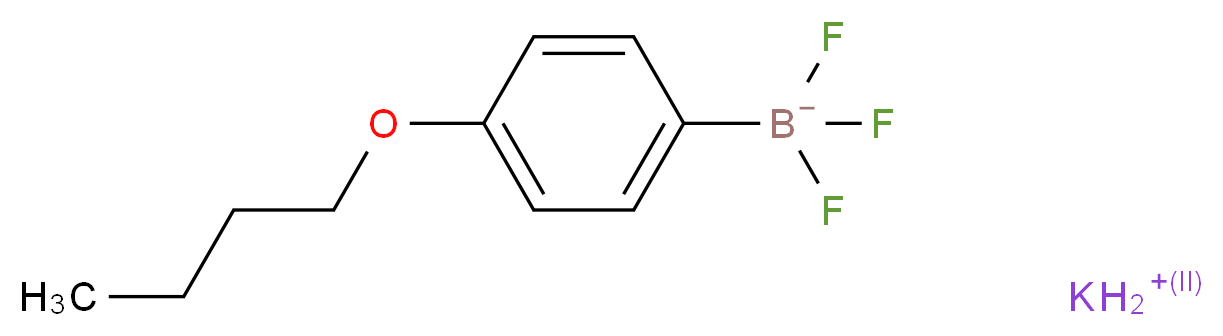 Potassium (4-butoxyphenyl)trifluoroborate 96%_分子结构_CAS_850623-61-9)