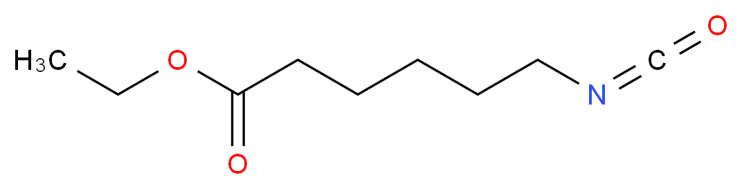 ethyl 6-isocyanatohexanoate_分子结构_CAS_5100-36-7