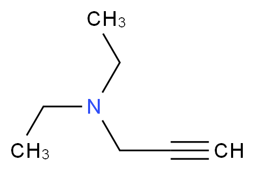 diethyl(prop-2-yn-1-yl)amine_分子结构_CAS_4079-68-9