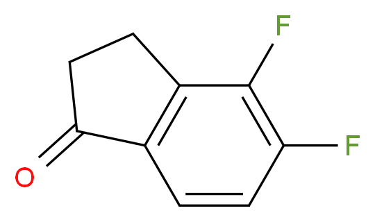 4,5-Difluoro-2,3-dihydro-1H-inden-1-one_分子结构_CAS_628732-11-6)