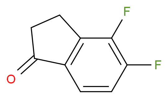 4,5-DIFLUORO-1-INDANONE_分子结构_CAS_628732-11-6)