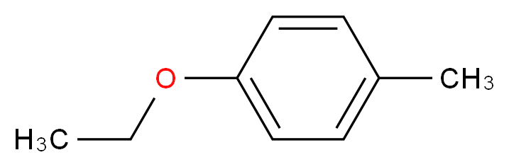 1-ethoxy-4-methylbenzene_分子结构_CAS_622-60-6