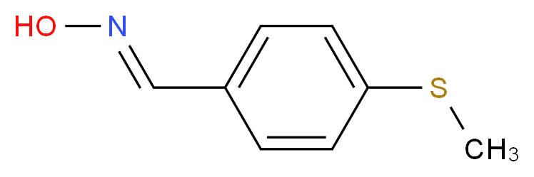 (E)-N-{[4-(methylsulfanyl)phenyl]methylidene}hydroxylamine_分子结构_CAS_93033-60-4