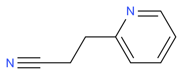 3-(2-Pyridinyl)propanenitrile_分子结构_CAS_35549-47-4)