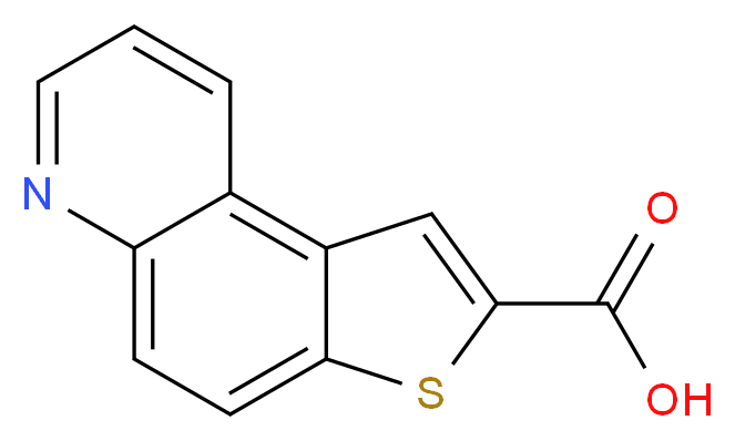 Thieno[3,2-f]quinoline-2-carboxylic acid_分子结构_CAS_)