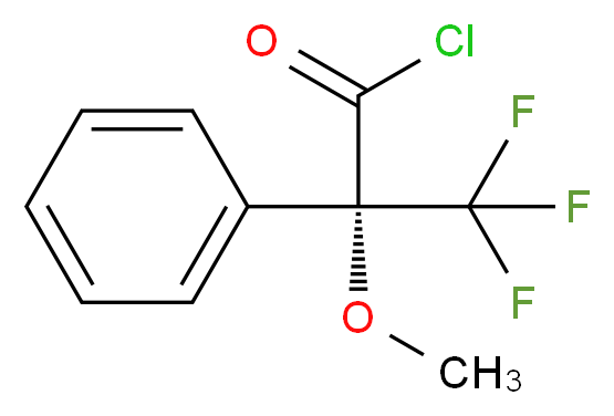 (S)-3,3,3-Trifluoro-2-Methoxy-2-phenylpropanoyl chloride_分子结构_CAS_20445-33-4)