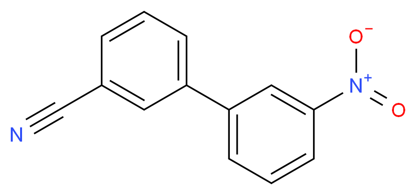 3'-Nitro-[1,1'-biphenyl]-3-carbonitrile_分子结构_CAS_192699-67-5)