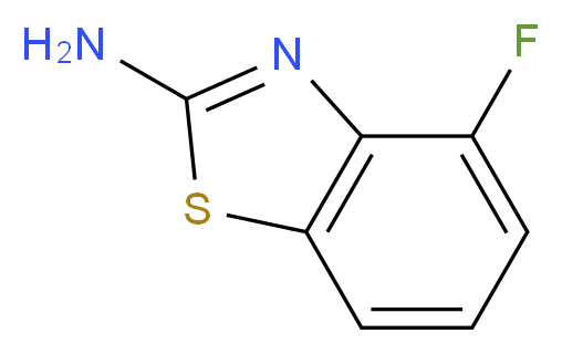 4-Fluoro-benzothiazol-2-ylamine_分子结构_CAS_20358-06-9)