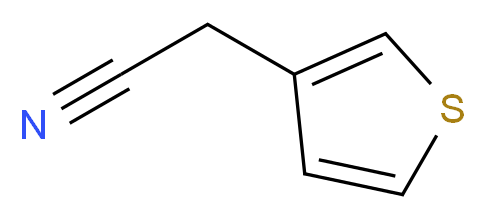 Thiophene-3-acetonitrile_分子结构_CAS_13781-53-8)