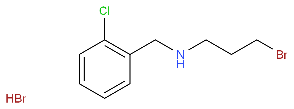 3-bromo-N-(2-chlorobenzyl)propan-1-amine hydrobromide_分子结构_CAS_69739-56-6)