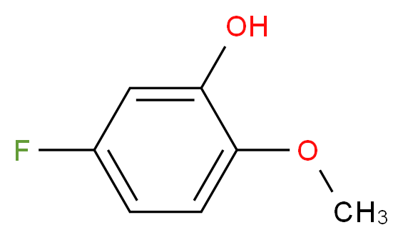 5-Fluoro-2-methoxyphenol 98%_分子结构_CAS_72955-97-6)