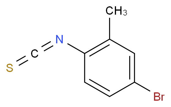 4-溴-2-甲基苯基硫代异氰酸酯_分子结构_CAS_19241-38-4)