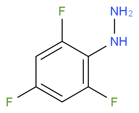 2,4,6-Trifluorophenylhydrazine 97+%_分子结构_CAS_80025-72-5)