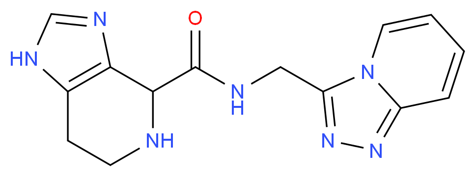 N-([1,2,4]triazolo[4,3-a]pyridin-3-ylmethyl)-4,5,6,7-tetrahydro-1H-imidazo[4,5-c]pyridine-4-carboxamide_分子结构_CAS_)