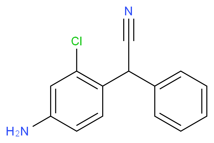 (4-Amino-2-chlorophenyl)(phenyl)acetonitrile_分子结构_CAS_4760-53-6)