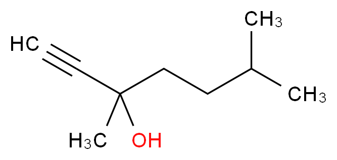 3,6-DIMETHYL-1-HEPTYN-3-OL_分子结构_CAS_19549-98-5)