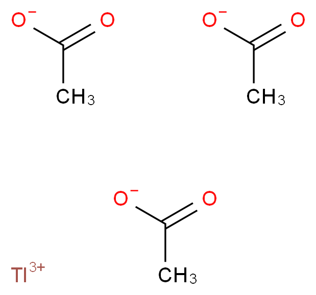 thallium(3+) ion triacetate_分子结构_CAS_2570-63-0