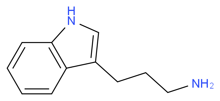 3-(1H-indol-3-yl)propan-1-amine_分子结构_CAS_)