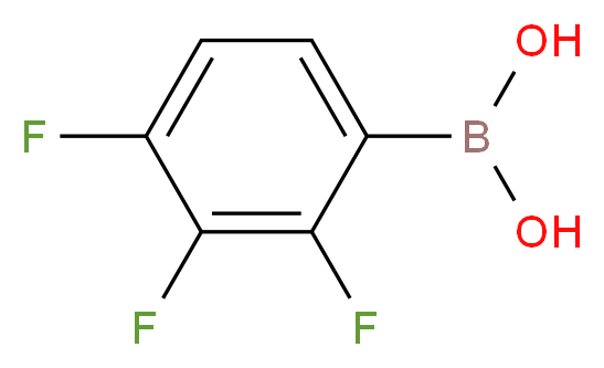 (2,3,4-trifluorophenyl)boronic acid_分子结构_CAS_226396-32-3
