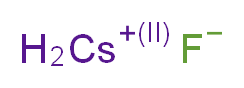 Caesium fluoride_分子结构_CAS_13400-13-0)