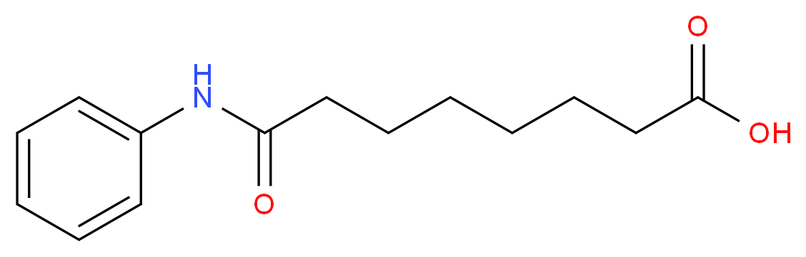 7-(phenylcarbamoyl)heptanoic acid_分子结构_CAS_149648-52-2