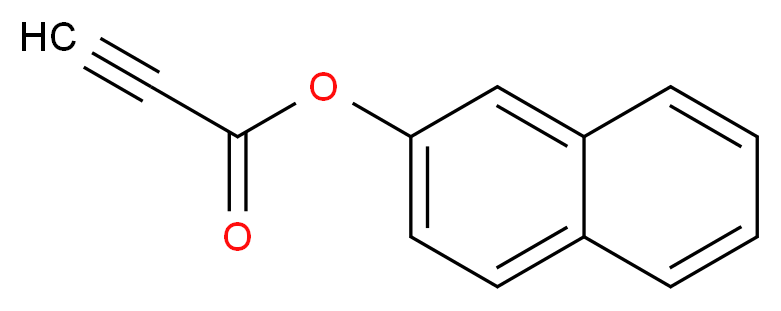 naphthalen-2-yl prop-2-ynoate_分子结构_CAS_91805-17-3