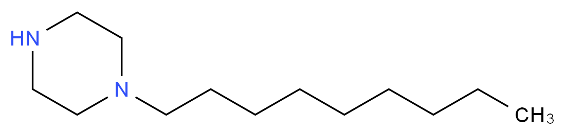 1-nonylpiperazine_分子结构_CAS_82394-25-0