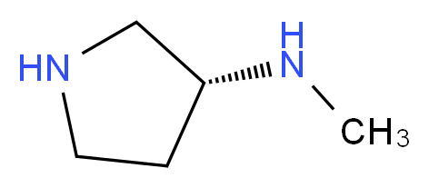 (3R)-N-methylpyrrolidin-3-amine_分子结构_CAS_139015-33-1