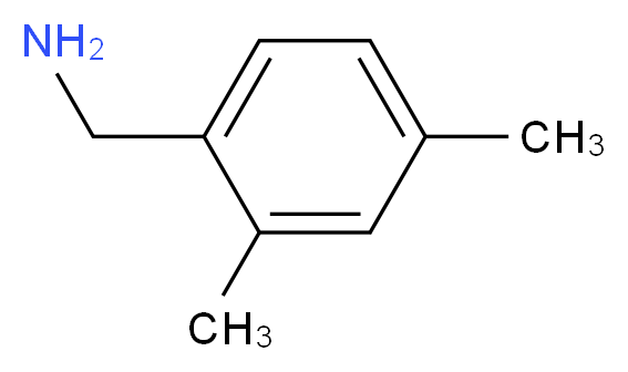 2,4-Dimethylbenzylamine_分子结构_CAS_94-48-4)
